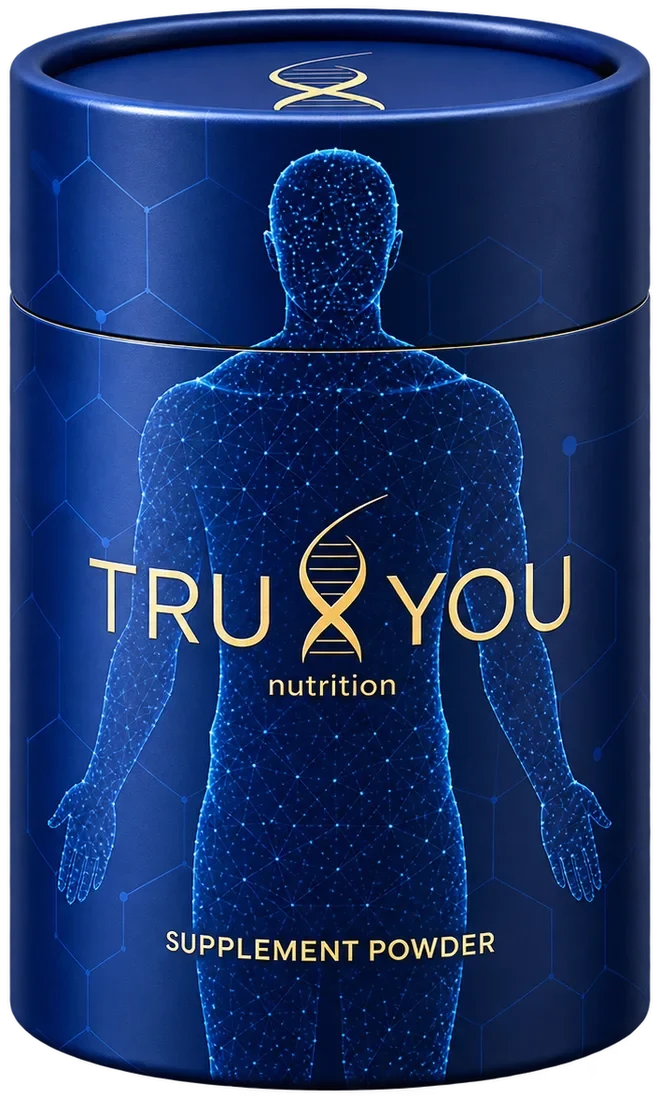 TruYou Nutrition supplement powder tube